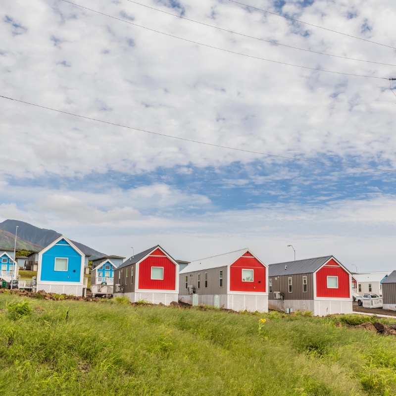 Kilohana Community Houses in the Kilohana community.