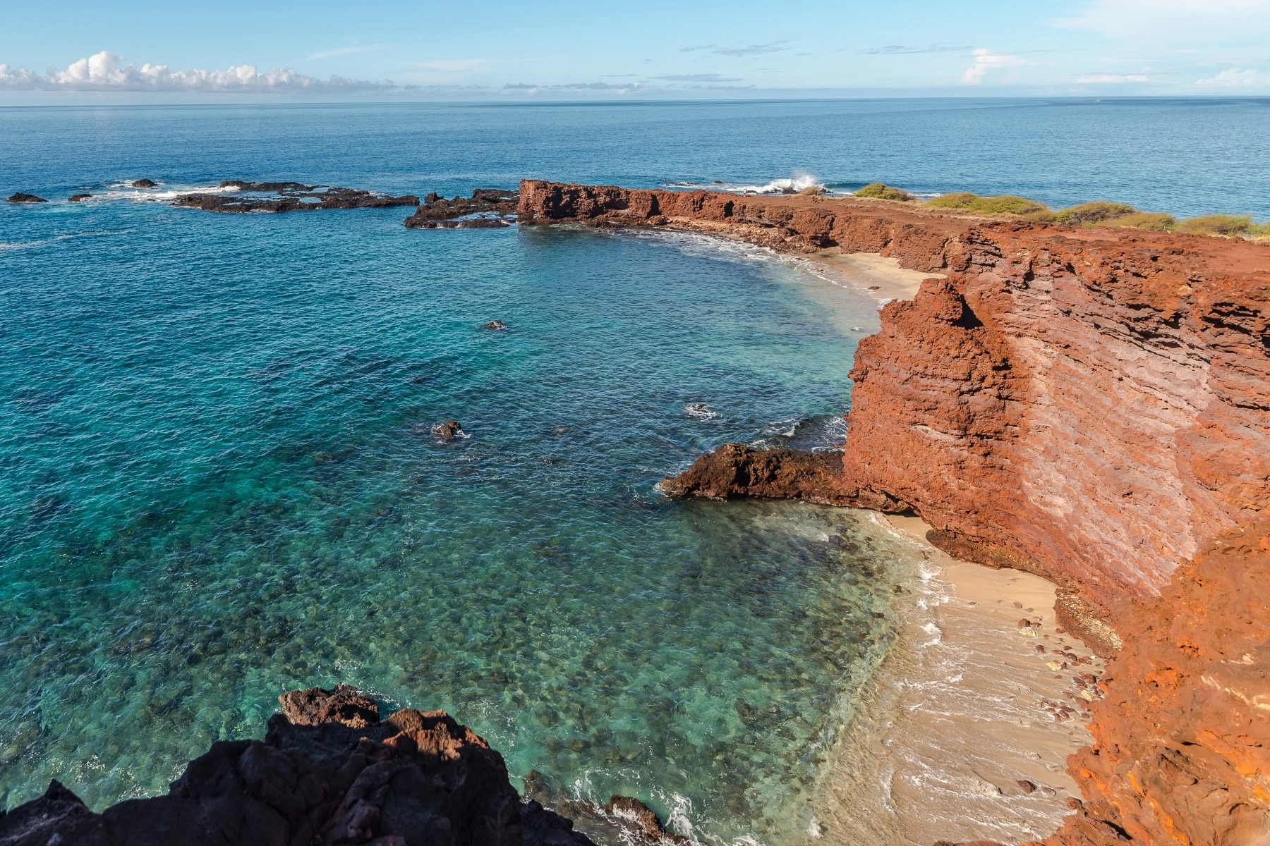 Lānaʻi coastline and ocean
