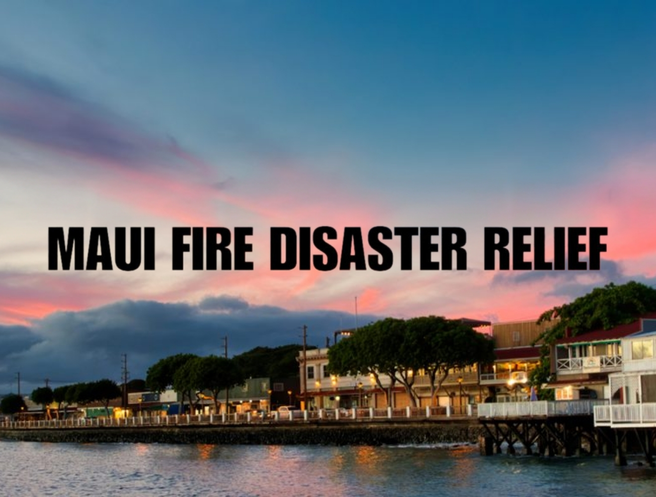 Maui fire disaster relief