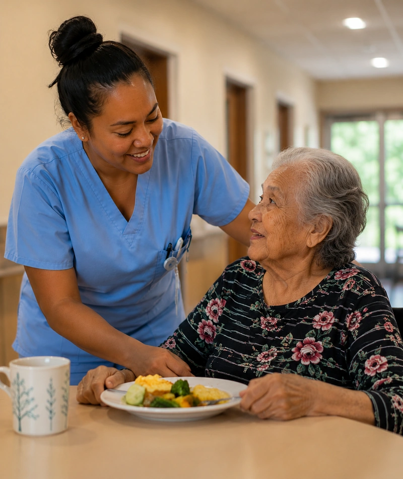 Care home nurse aide